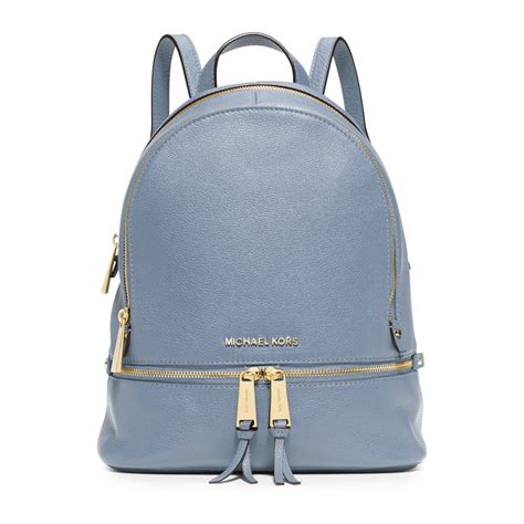 michael kors purse dark blue with spikes|light blue michael kors backpack.